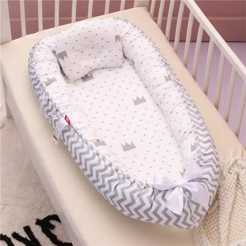 Baby Nursery Co - Cotton Crib Toddler Bed Baby Nursery