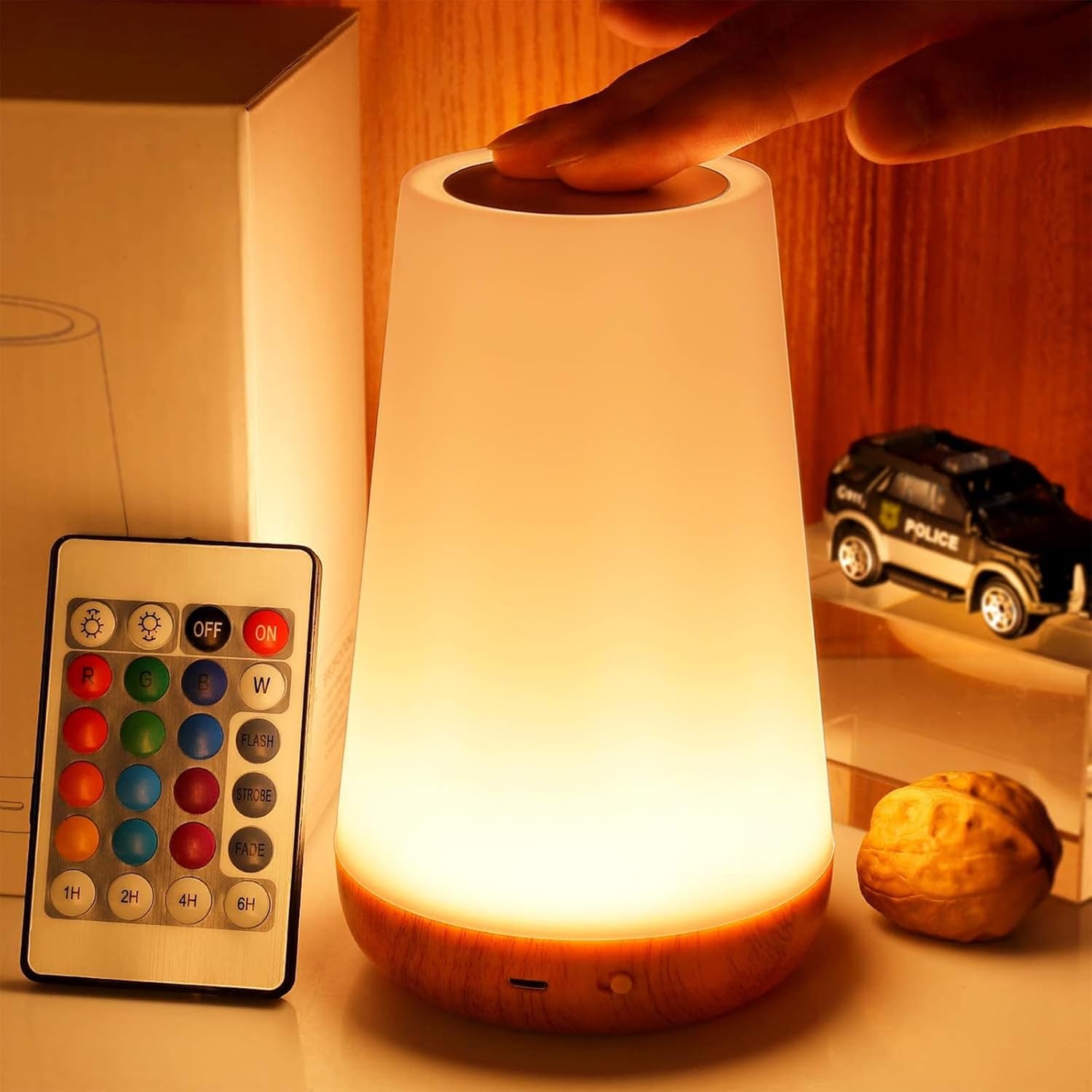 Baby Nursery Colors - Dimmable Touch Lamp, 5 Brightness 13