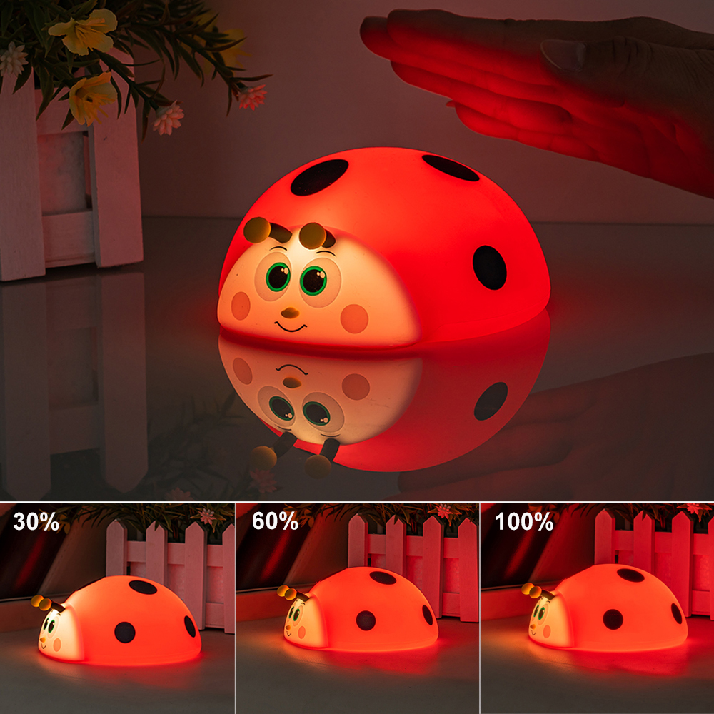 Baby Nursery Table Lamp - Night Light Silicone Nursery Sleeping Lamp