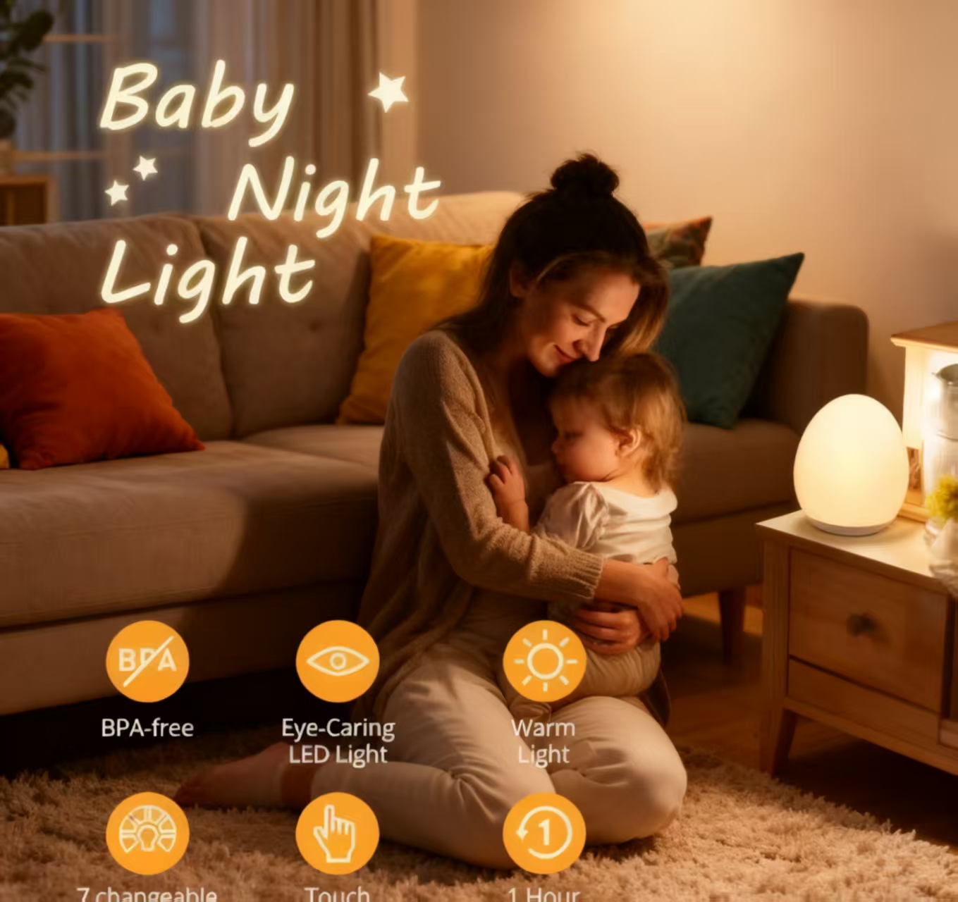 “Egg-Shaped Silicone Night Lig – Baby Nursery In Bewertung und Preis