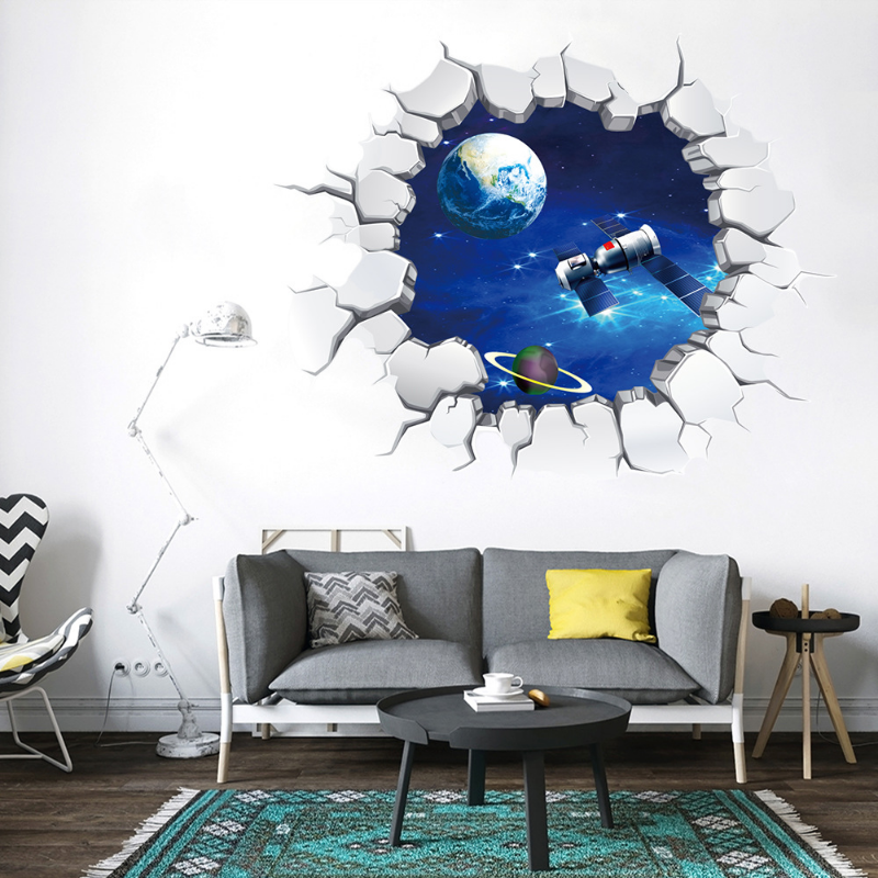 3D effect Gorgeous Space Galax – Baby Nursery Wall Mural Bewertung und Preis
