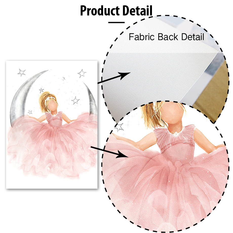Pink Angel Girl Sun Moon Cloud – Baby Nursery Kids Bewertung und Preis