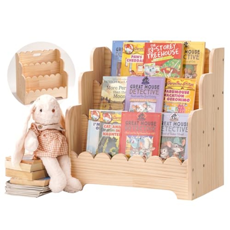 Bookshelf Storage 3-Tier Book  – Baby Nursery Books Bewertung und Preis