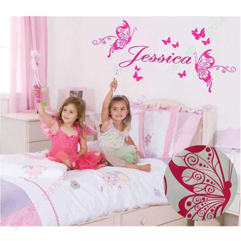 New Butterflies Personalized N – Baby Nursery Wall Mural Bewertung und Preis