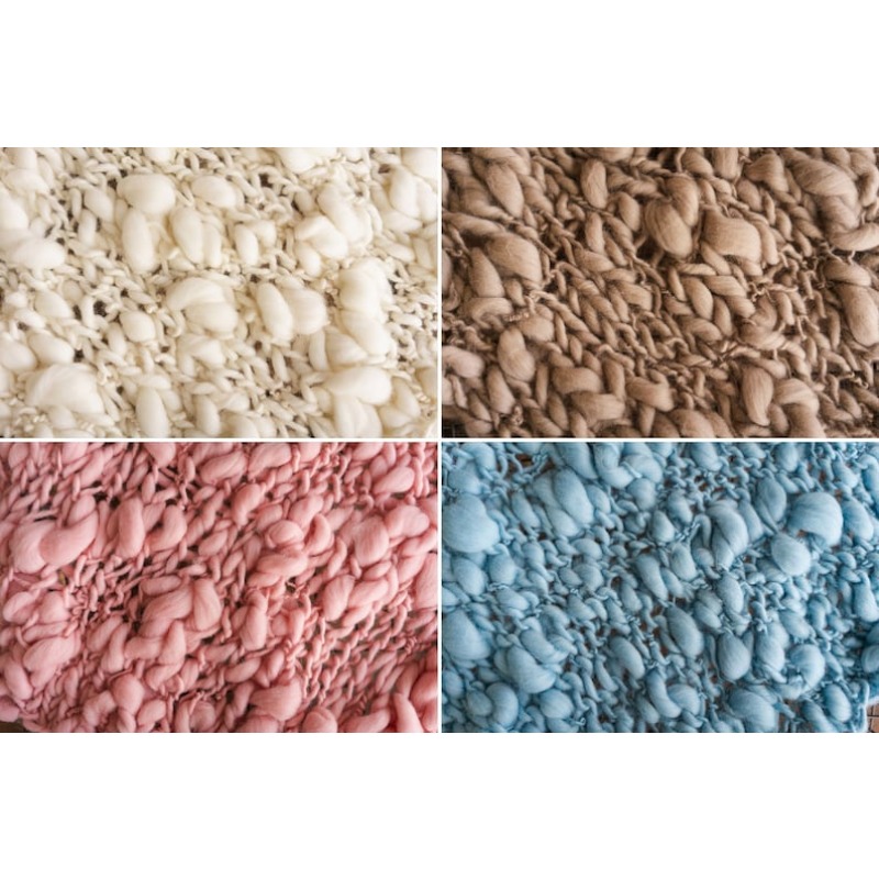 Chunky Knit Merino Baby Blanke – Baby Nursery Unisex Bewertung und Preis