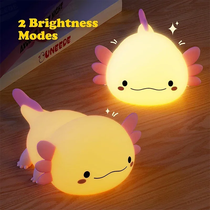 Cute Axolotl Night Light Silic – Baby Nursery Table Lamp Bewertung und Preis