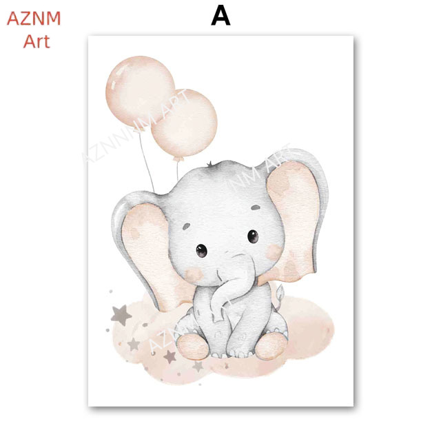 Elephant Balloon Rainbow Moon  – Baby Nursery Kids Bewertung und Preis