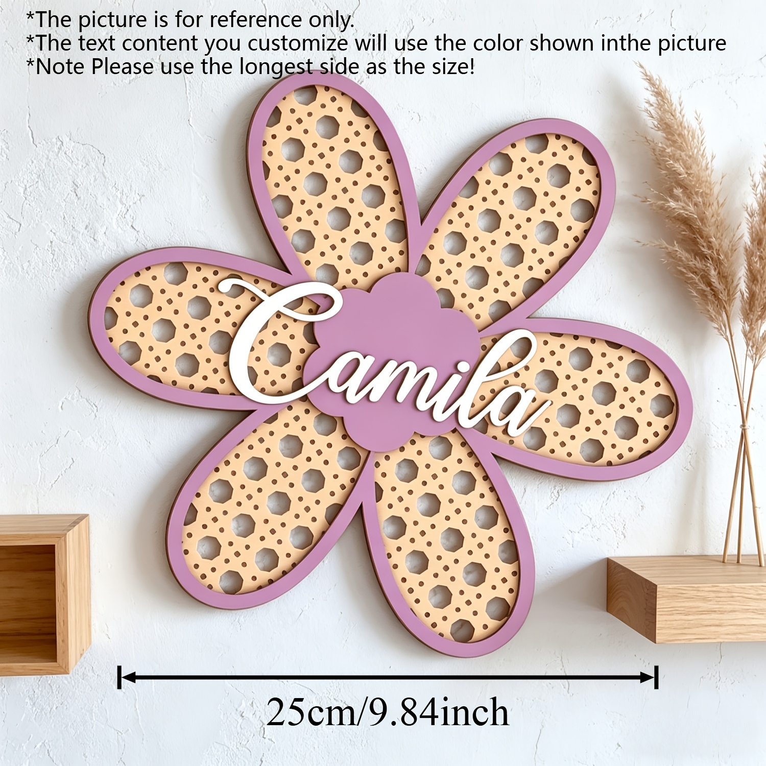 Personalized Boho Rattan Flowe – Baby Nursery Decorations Bewertung und Preis