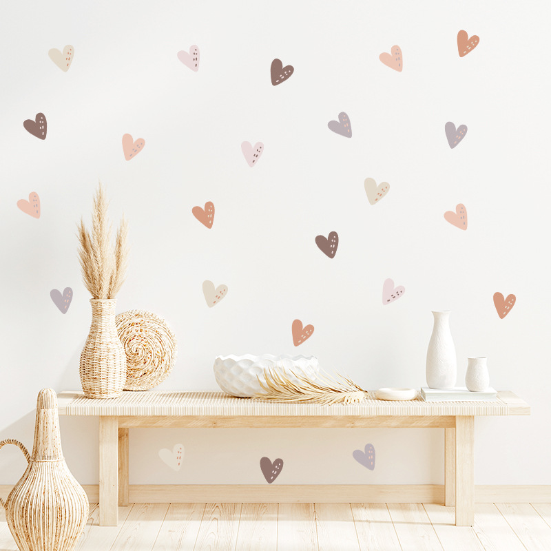 36Pcs Boho Hearts Wall Sticker – Baby Nursery Wallpaper Girl Bewertung und Preis
