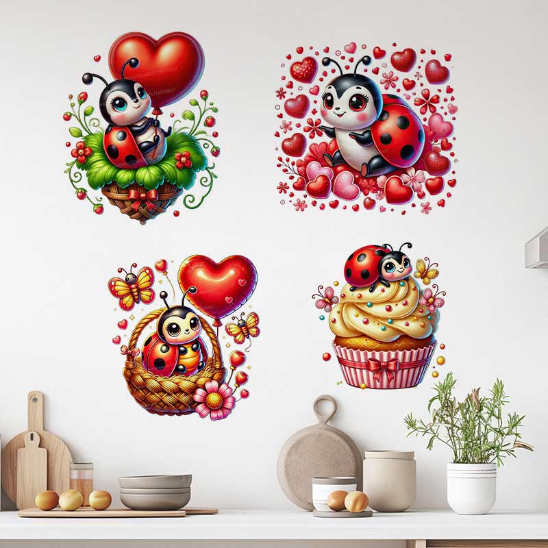 Cute Ladybug Wall Sticker Baby – Baby Nursery Wall Mural Bewertung und Preis