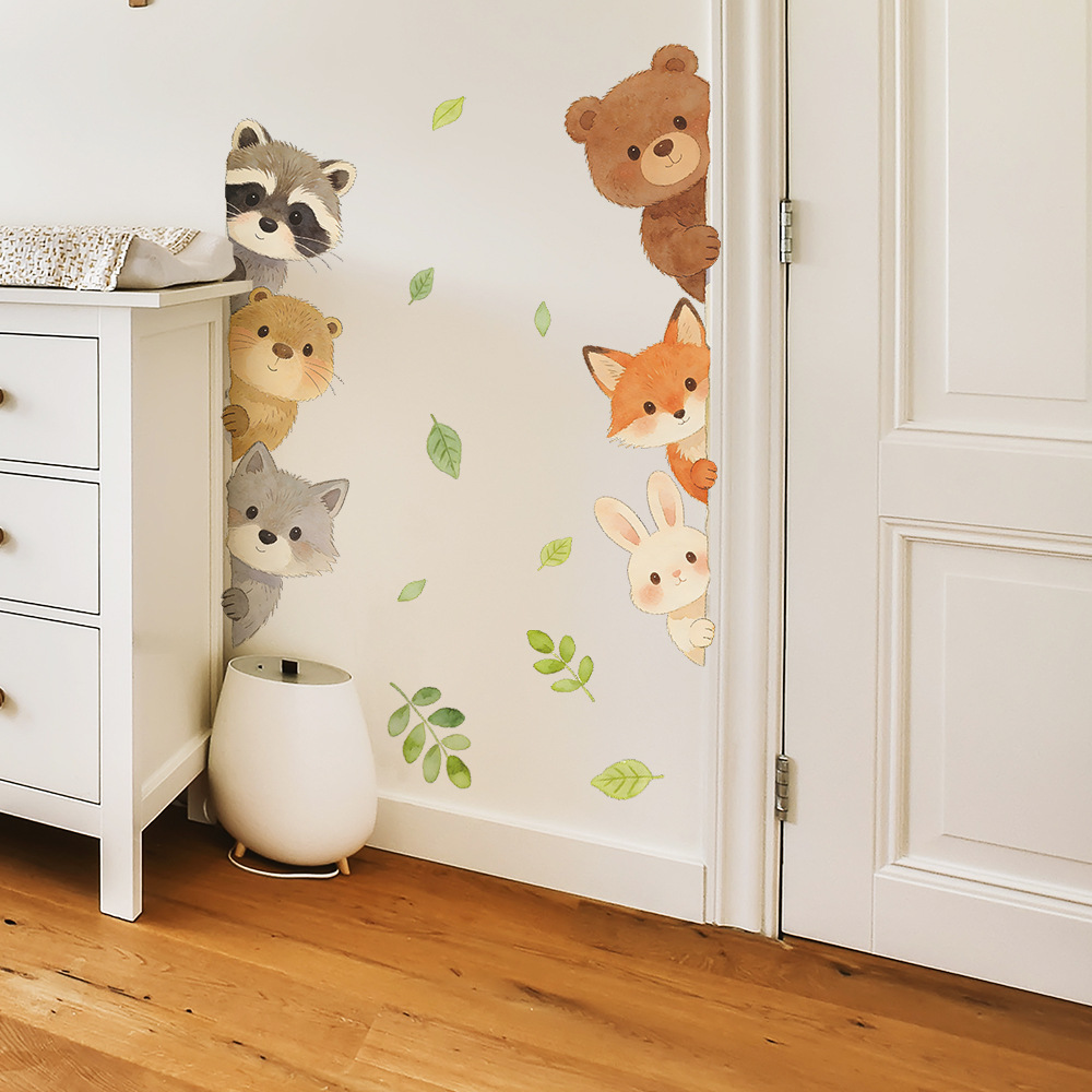 Cute Forest Animals Wall Stick – Baby Nursery Wallpaper Girl Bewertung und Preis