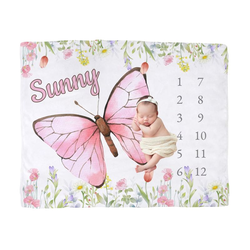 VIKAMA Watercolor Pink Butterf – Baby Nursery Unisex Bewertung und Preis