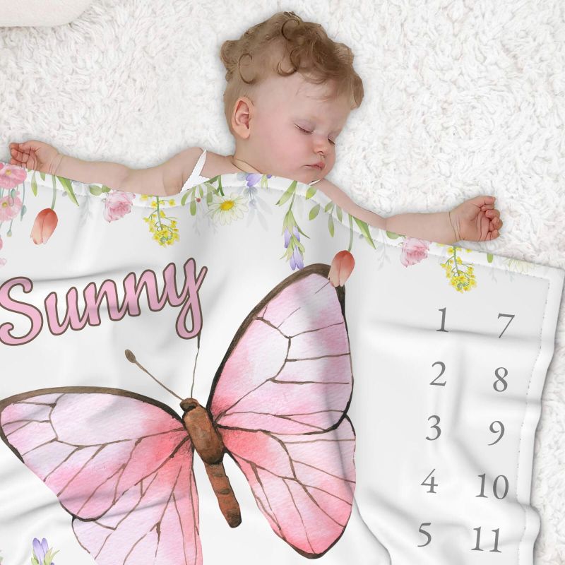 VIKAMA Watercolor Pink Butterf – Baby Nursery Unisex Bewertung und Preis