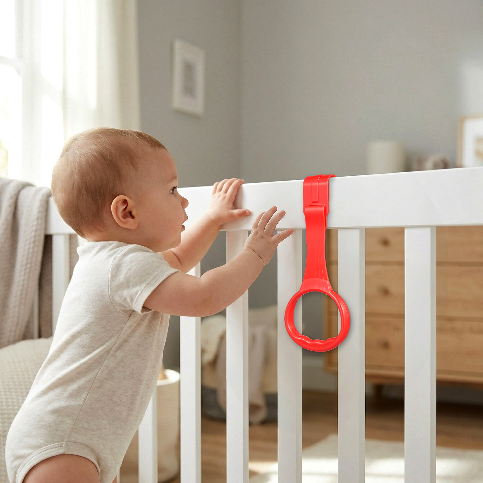 6pcs Baby Crib Hanging Rings P – Baby Nursery In Bewertung und Preis