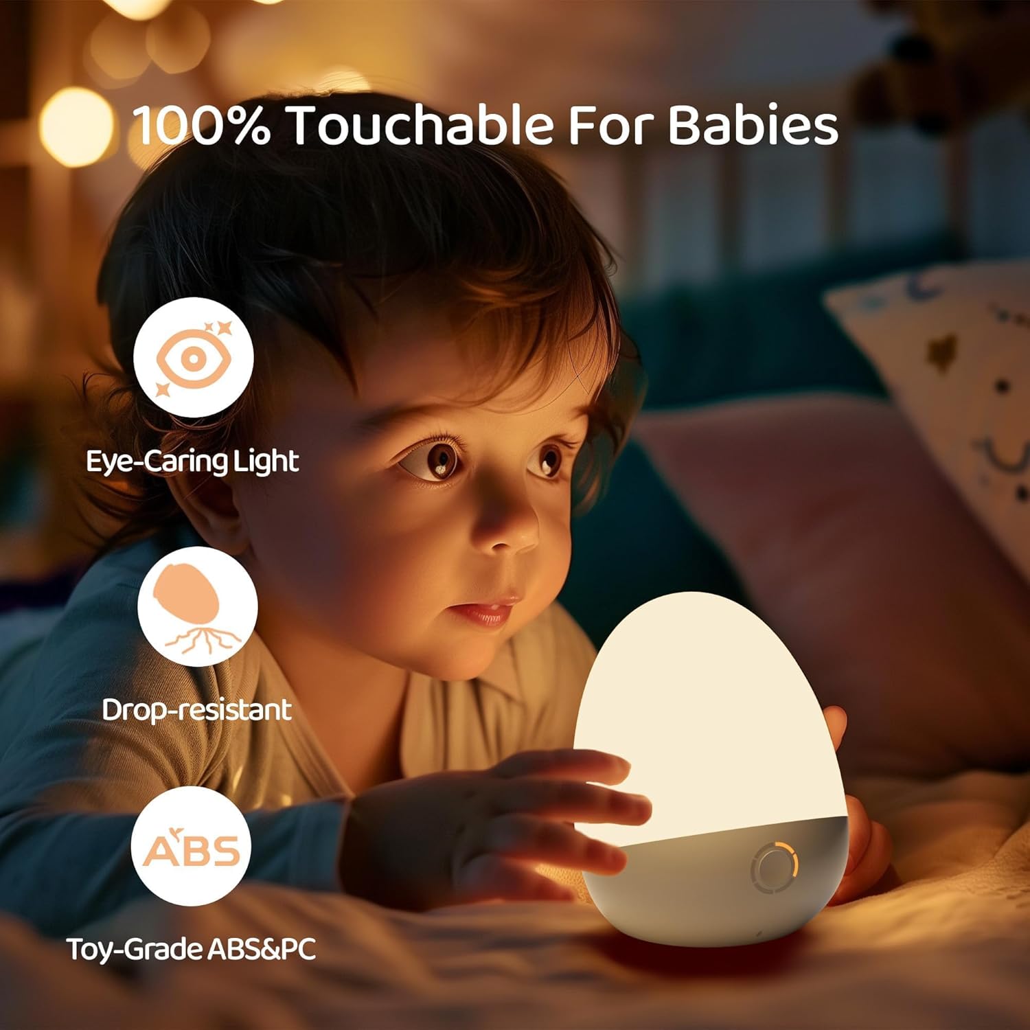 Touch Egg Night Light for Baby – Baby Nursery Egg Light Bewertung und Preis