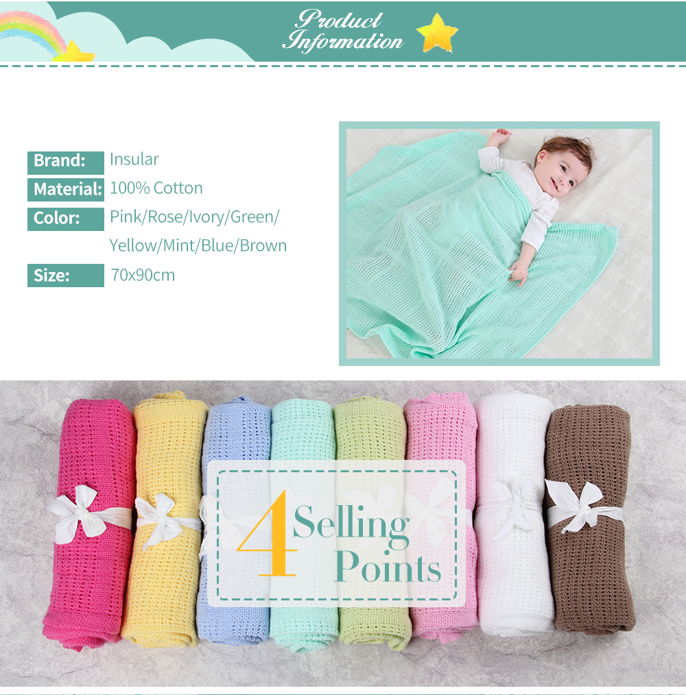 INSULAR Baby Cotton Blankets N – Baby Nursery Quilts Bewertung und Preis