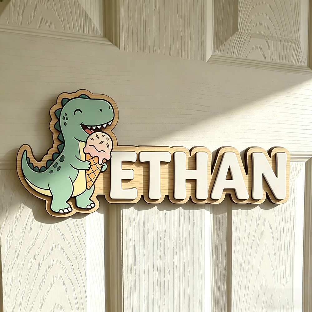 Whimsical Ice Cream Dinosaur C – Baby Nursery Decorations Bewertung und Preis