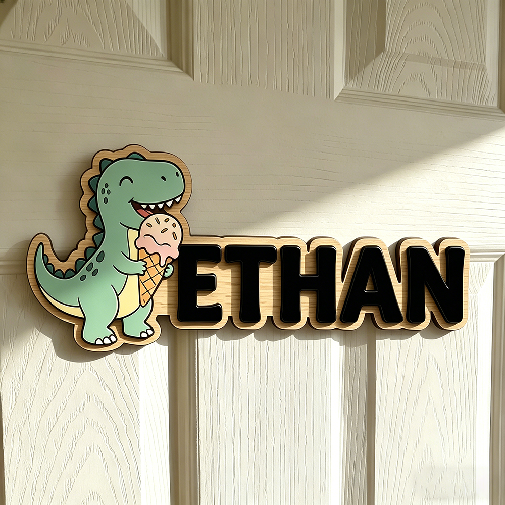 Whimsical Ice Cream Dinosaur C – Baby Nursery Decorations Bewertung und Preis