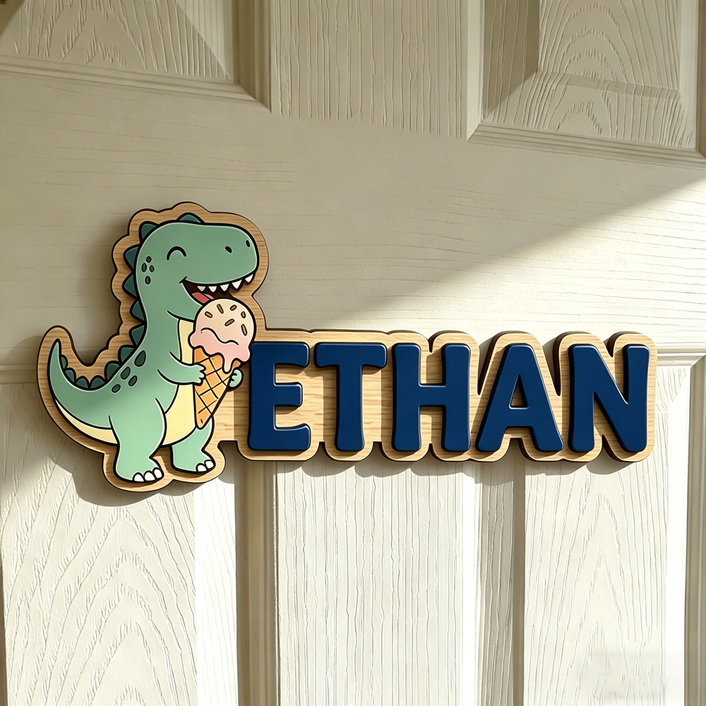 Whimsical Ice Cream Dinosaur C – Baby Nursery Decorations Bewertung und Preis
