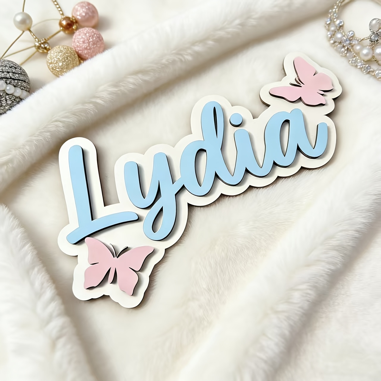 Personalized Blue & Pink Butte – Baby Nursery Decorations Bewertung und Preis