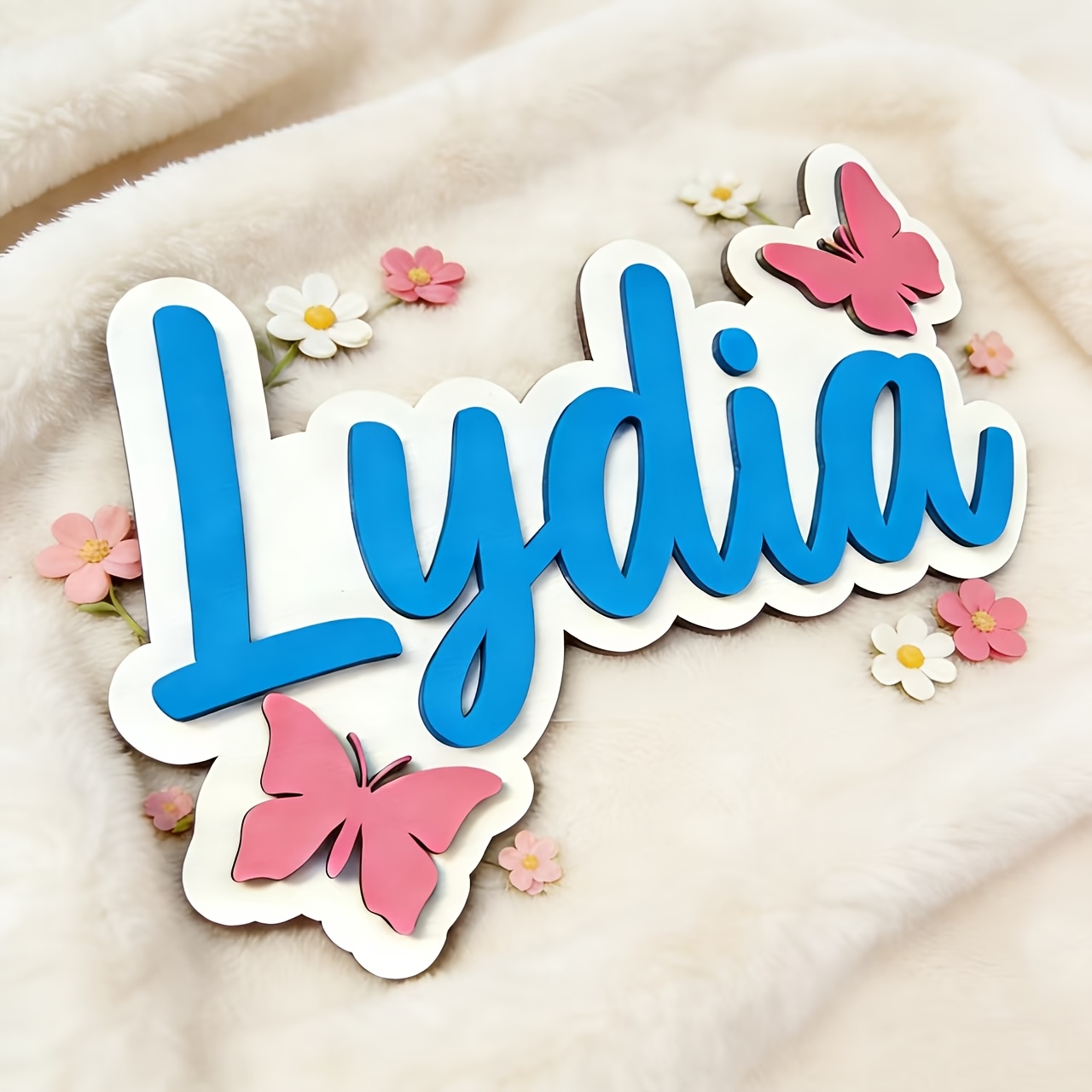 Personalized Blue & Pink Butte – Baby Nursery Decorations Bewertung und Preis