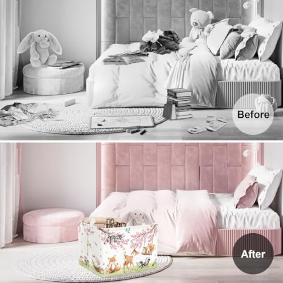 Forest Animal Baby Storage Bas – Baby Nursery Kids Bewertung und Preis