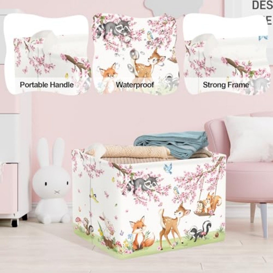 Forest Animal Baby Storage Bas – Baby Nursery Kids Bewertung und Preis