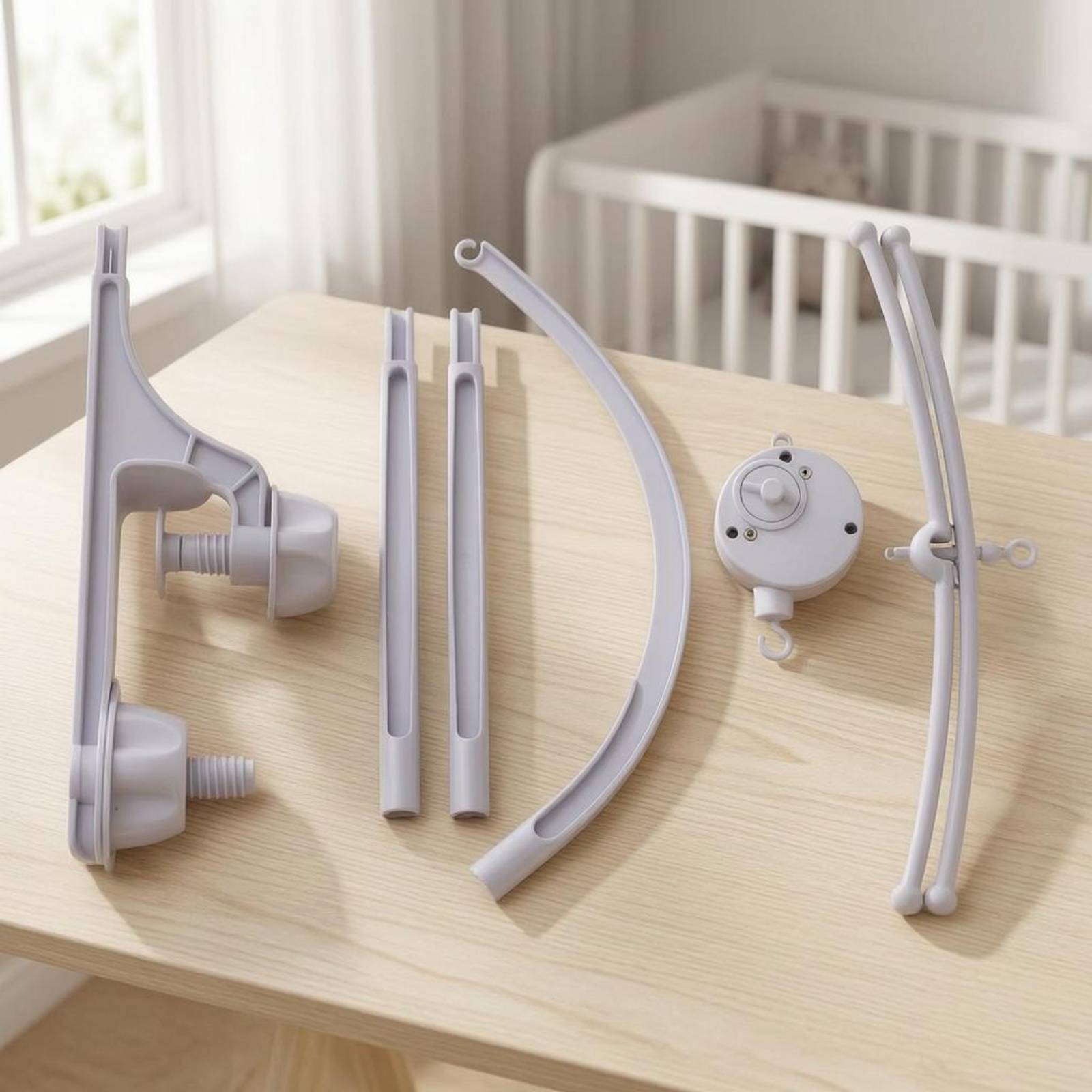 Baby Crib Mobile Stand White C – Baby Nursery Decorations Bewertung und Preis