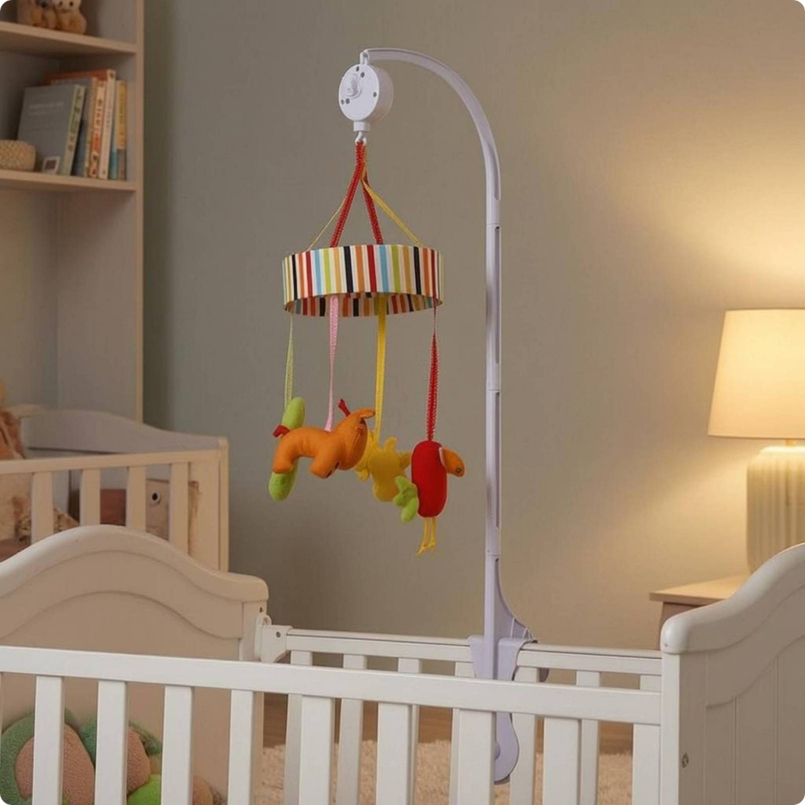 Baby Crib Mobile Stand White C – Baby Nursery Decorations Bewertung und Preis