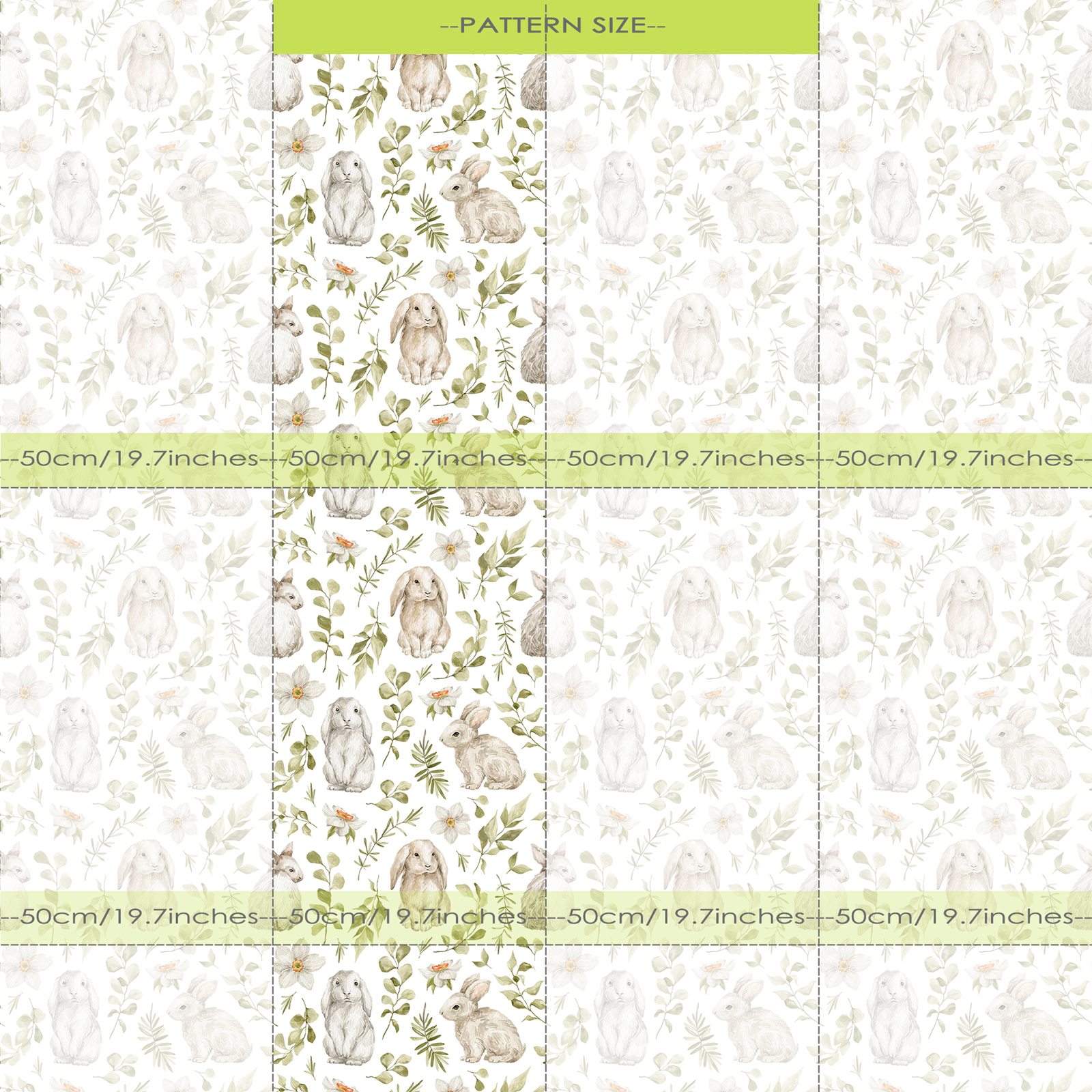 Bunny Wallpaper Kids Room Wall – Baby Nursery Wallpaper Girl Bewertung und Preis