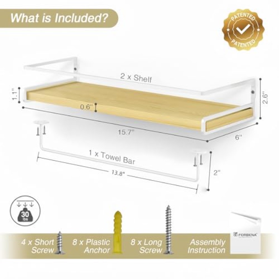 Floating Shelves for Wall with – Baby Nursery Books Bewertung und Preis