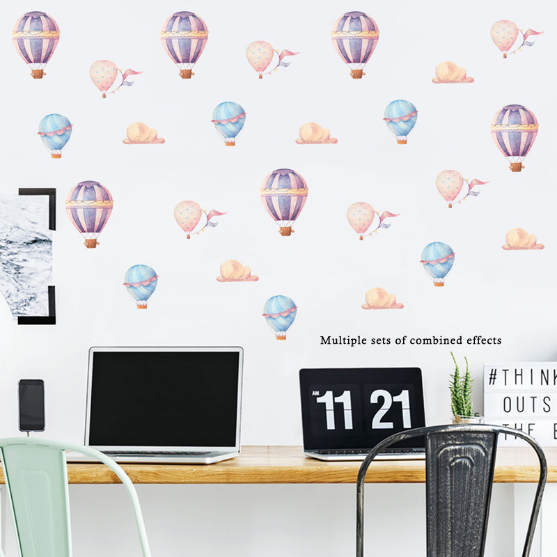 Creative Colorful Hot Air Ball – Baby Nursery Wall Mural Bewertung und Preis