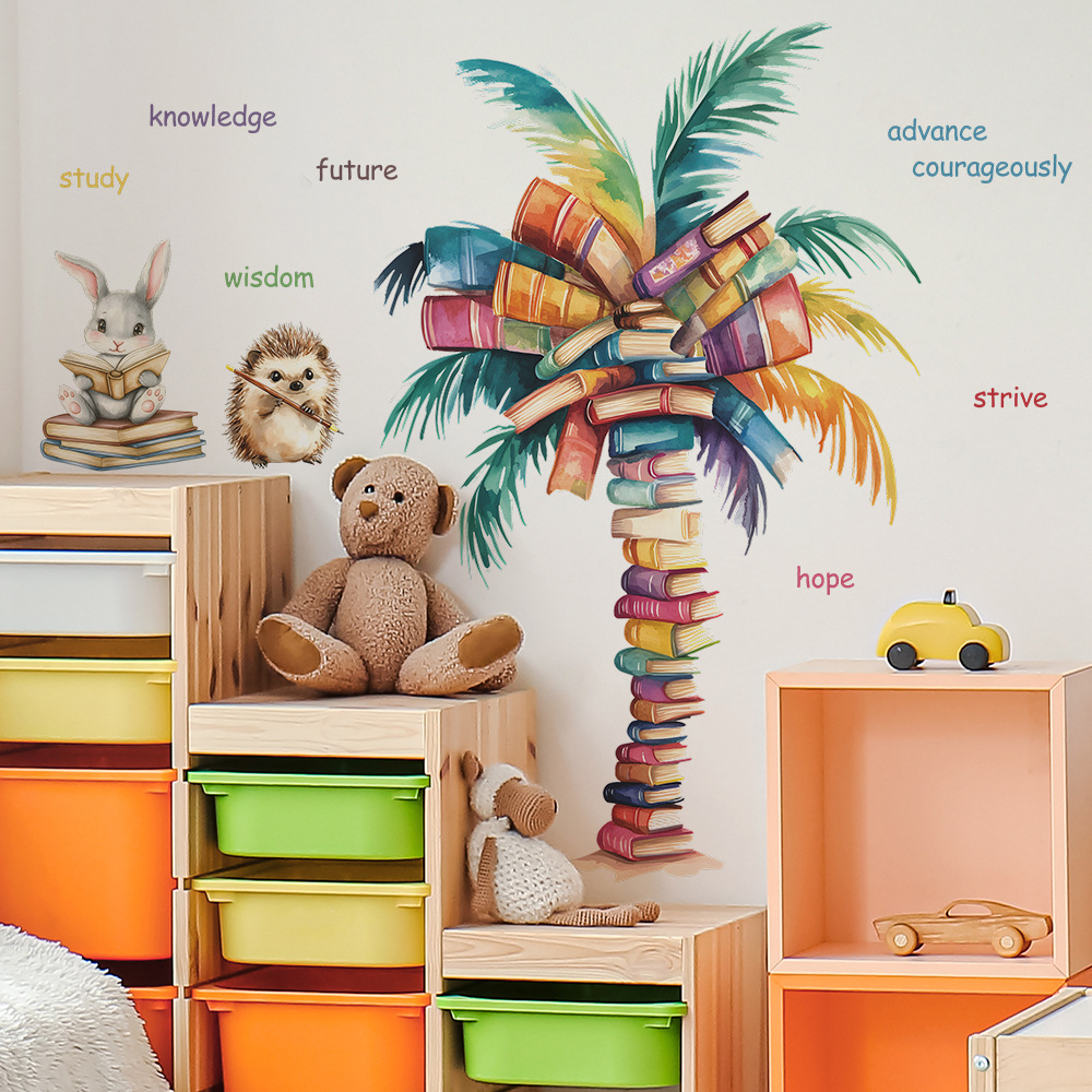 Book Coconut Tree Wall Sticker – Baby Nursery Books Bewertung und Preis