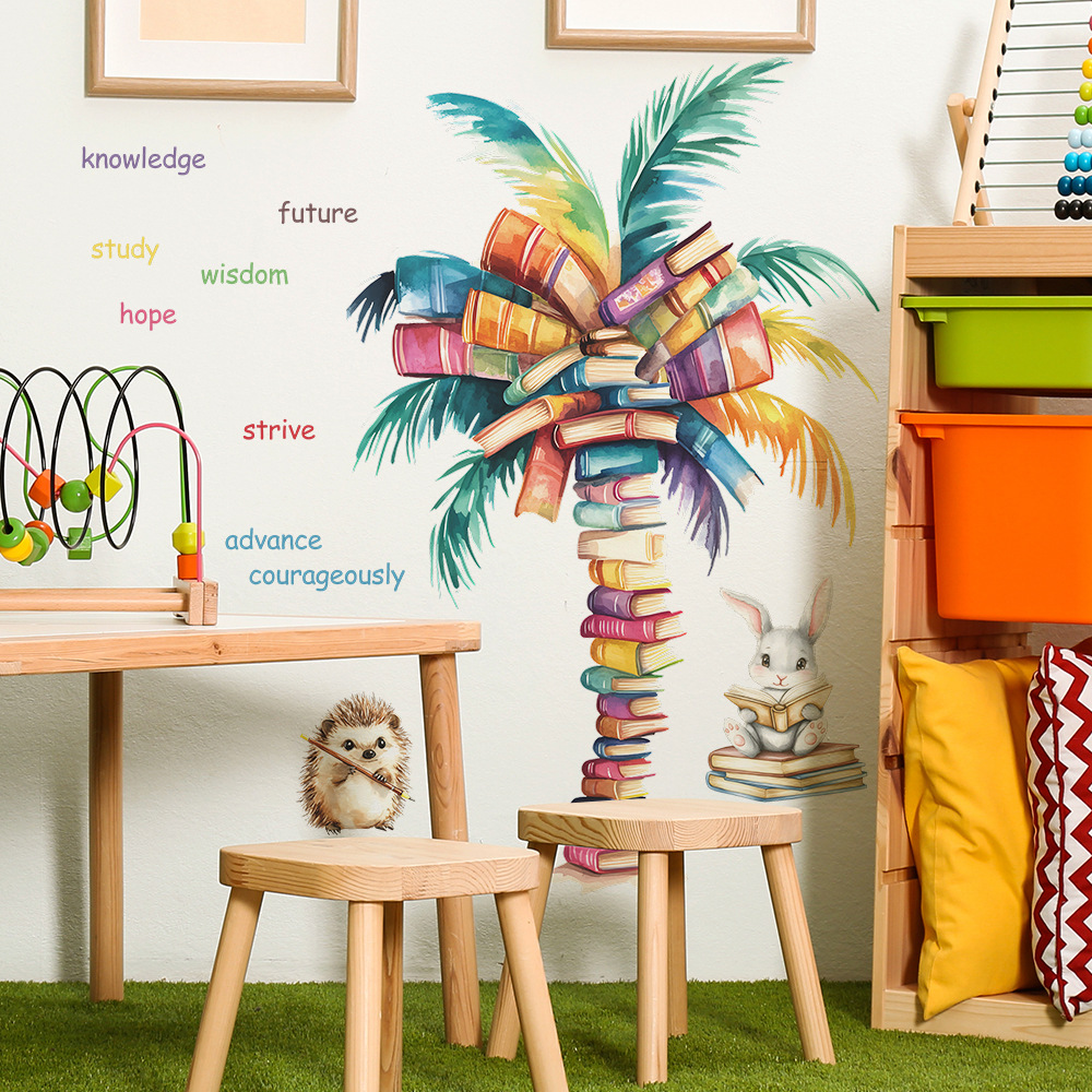 Book Coconut Tree Wall Sticker – Baby Nursery Books Bewertung und Preis