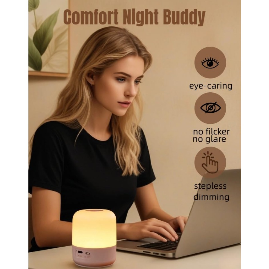 Portable Baby Night Light, 3 C – Baby Nursery Table Lamp Bewertung und Preis