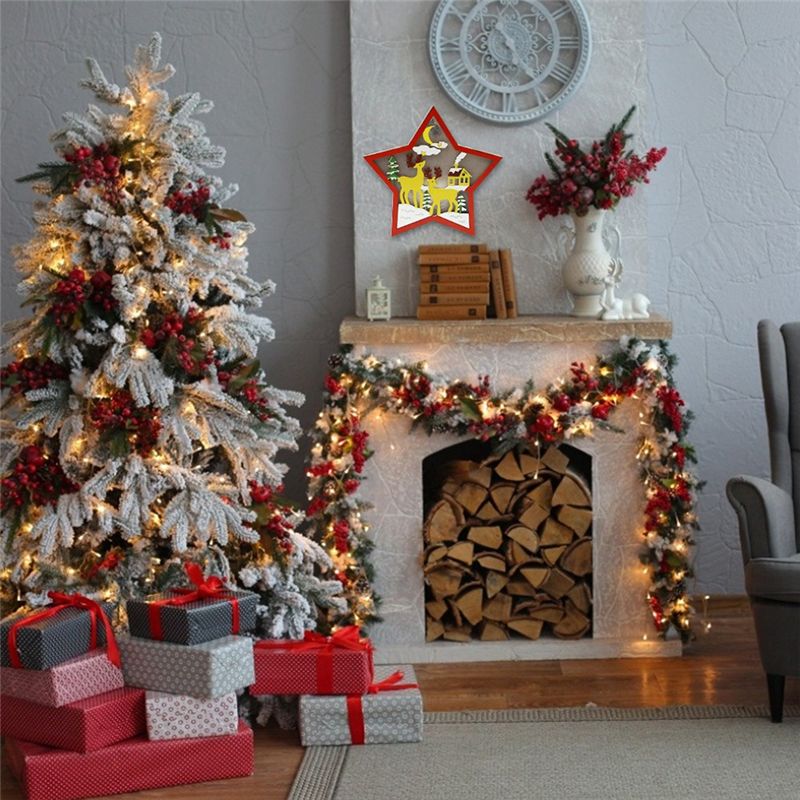 3 Piece LED Wood Star Night Li – Baby Nursery Table Lamp Bewertung und Preis