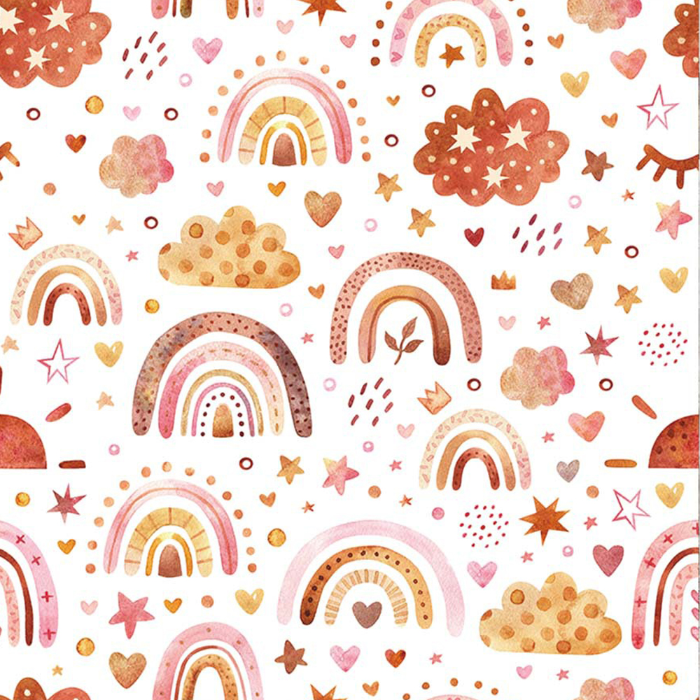 Rainbow Wallpaper Peel and Sti – Baby Nursery Wallpaper Girl Bewertung und Preis