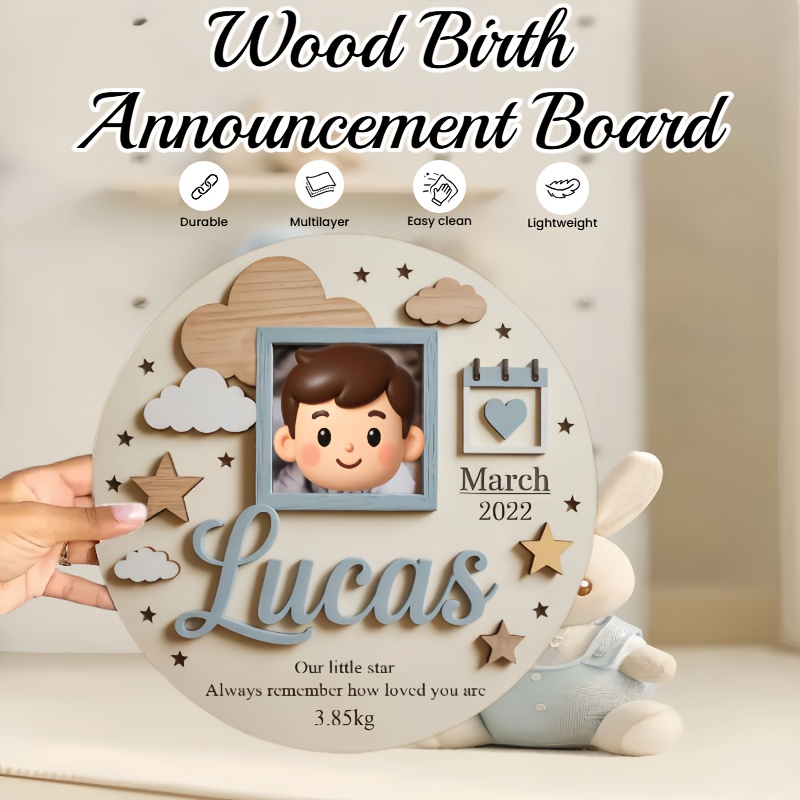 Personalized Baby Photo Frame, – Baby Nursery Decorations Bewertung und Preis
