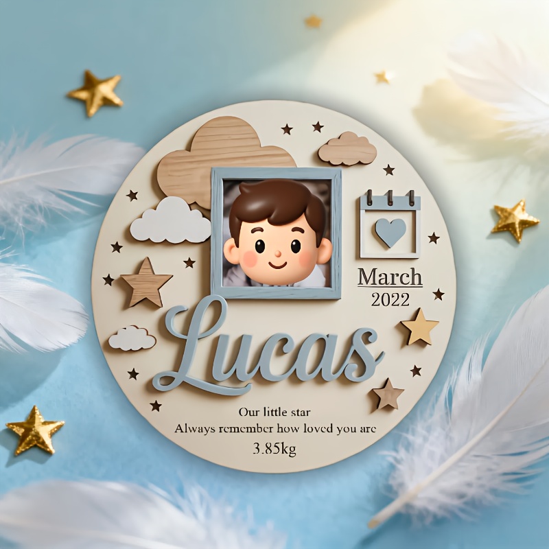 Personalized Baby Photo Frame, – Baby Nursery Decorations Bewertung und Preis