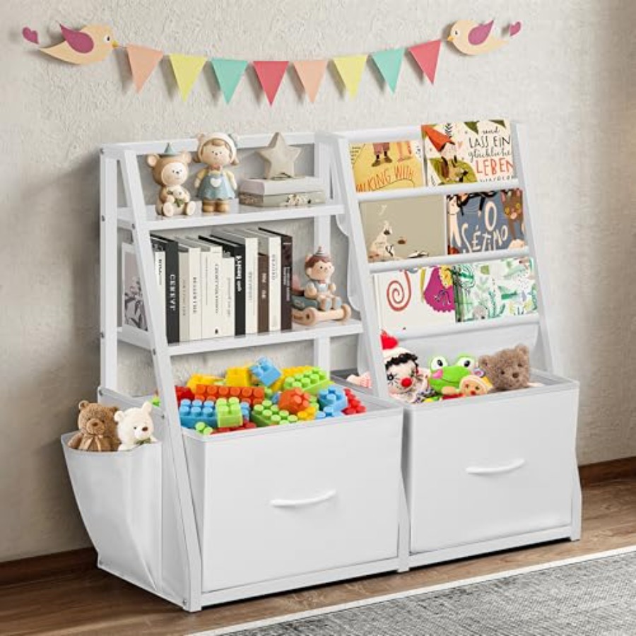 Bookshelf and Toy Storage Book – Baby Nursery Books Bewertung und Preis