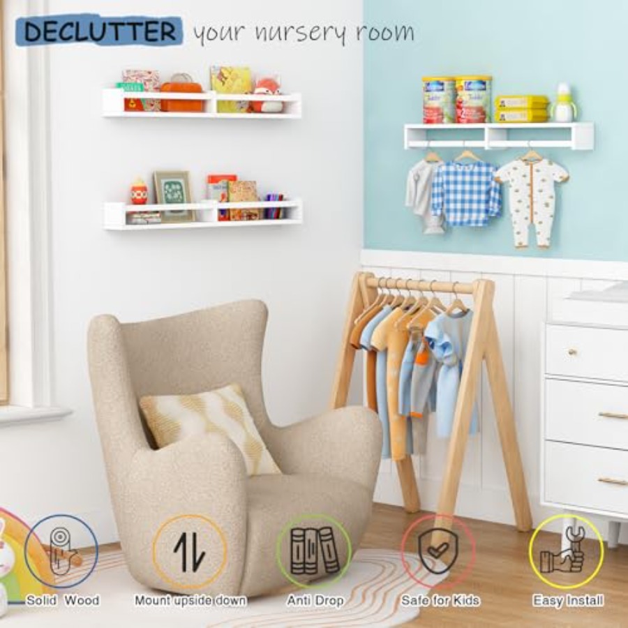 Large Nursery Book Shelves Wal – Baby Nursery Books Bewertung und Preis