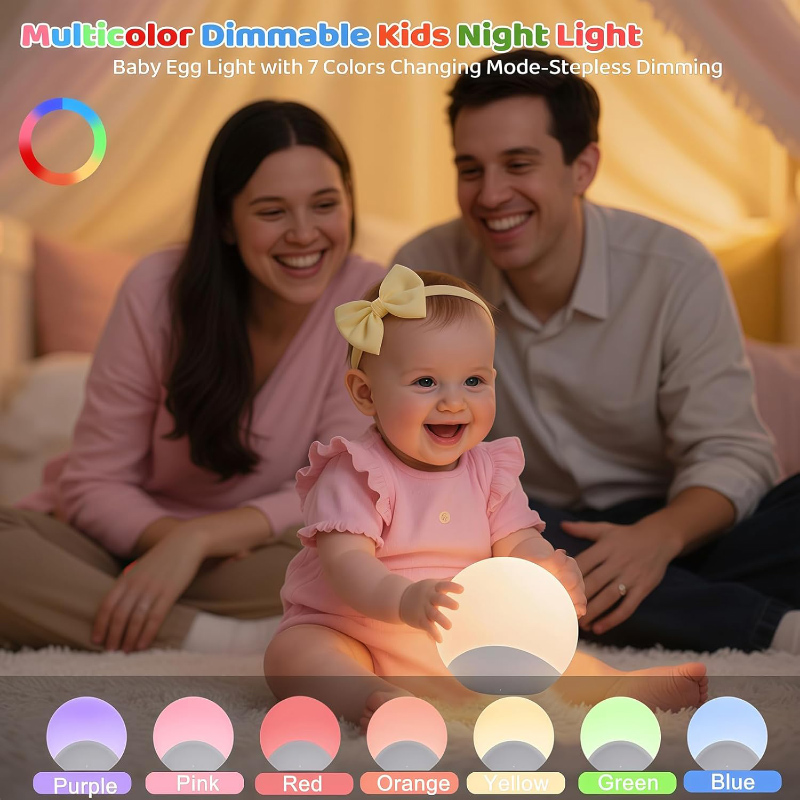 Baby Night Light with Stepless – Baby Nursery Egg Light Bewertung und Preis
