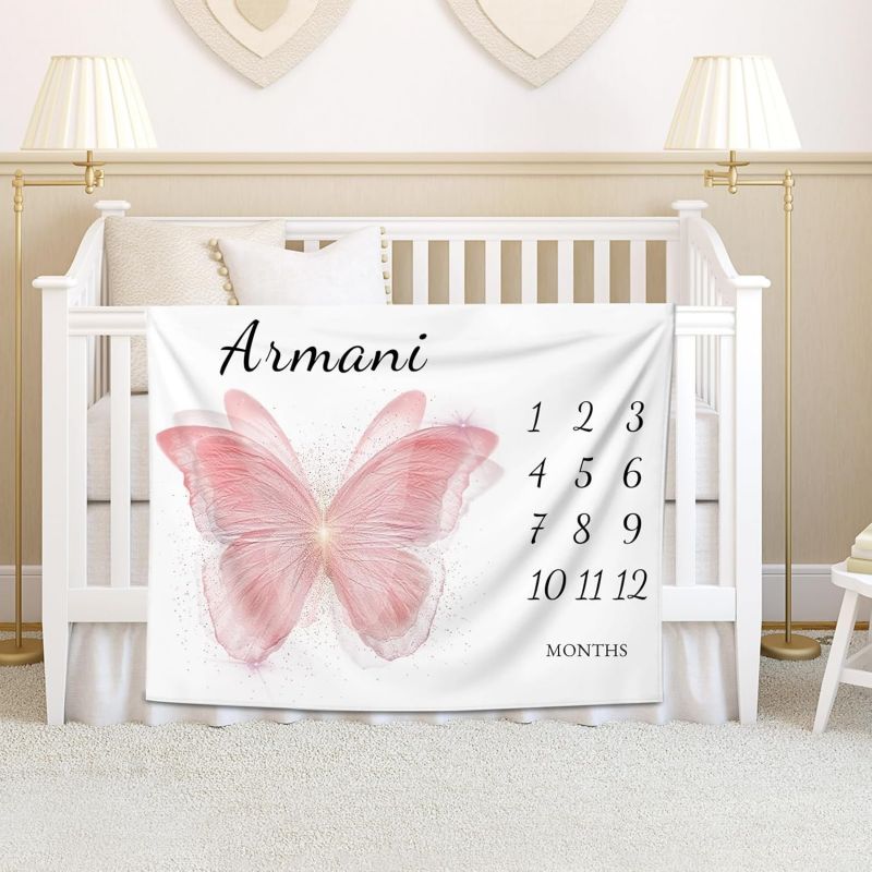 VIKAMA Pink Butterfly Baby Mil – Baby Nursery Unisex Bewertung und Preis