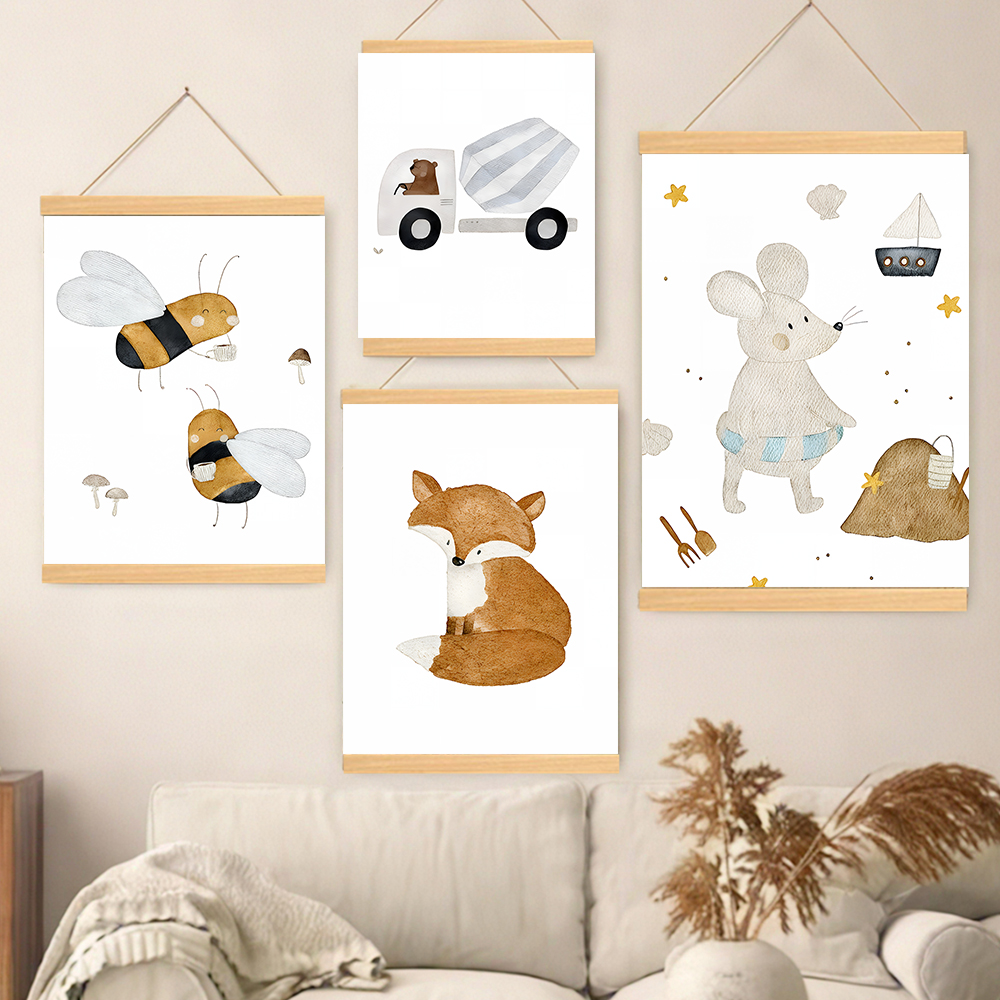Boho Cartoon Posters Print Bea – Baby Nursery Kids Bewertung und Preis