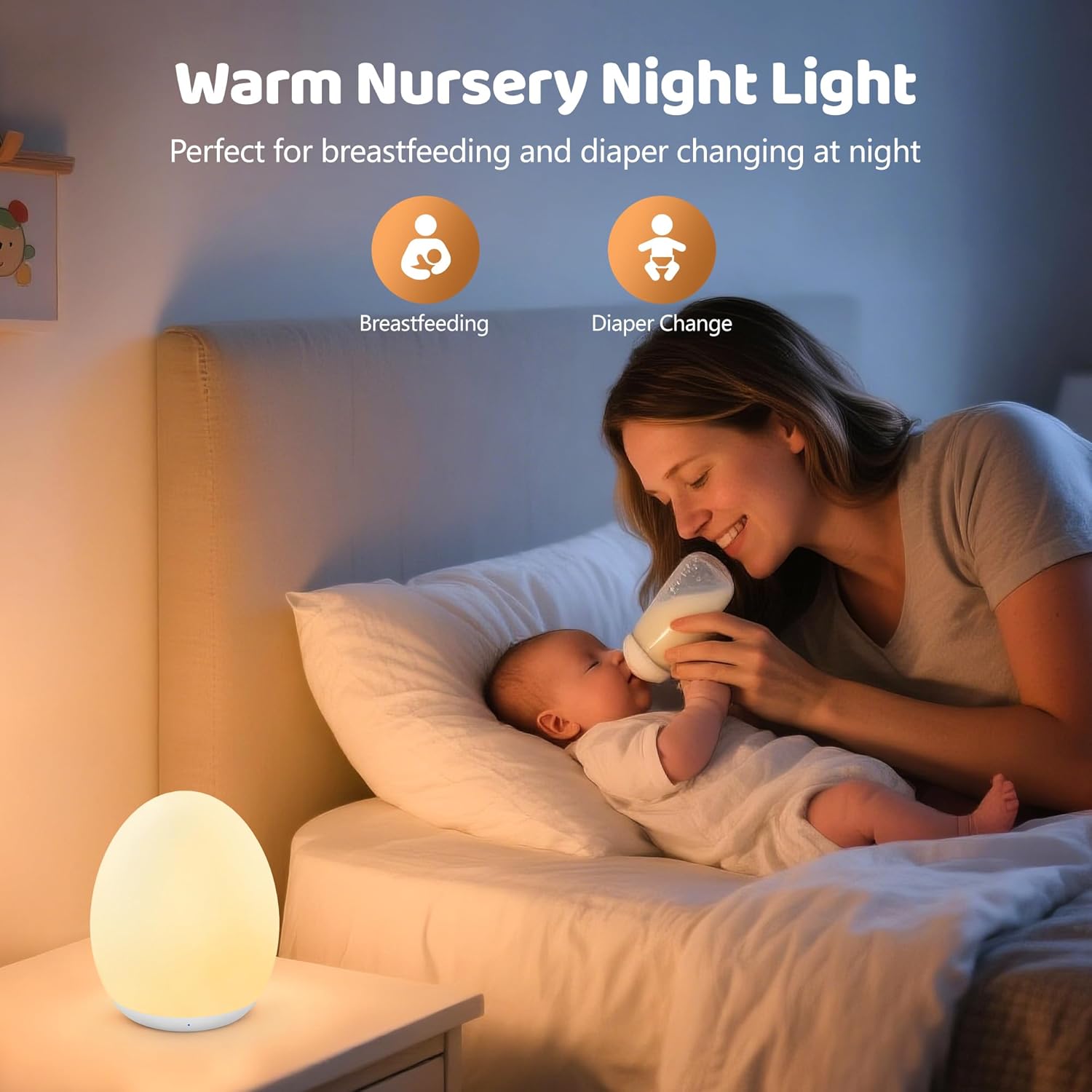 Kids Night Light Baby Egg Lamp – Baby Nursery Colors Bewertung und Preis