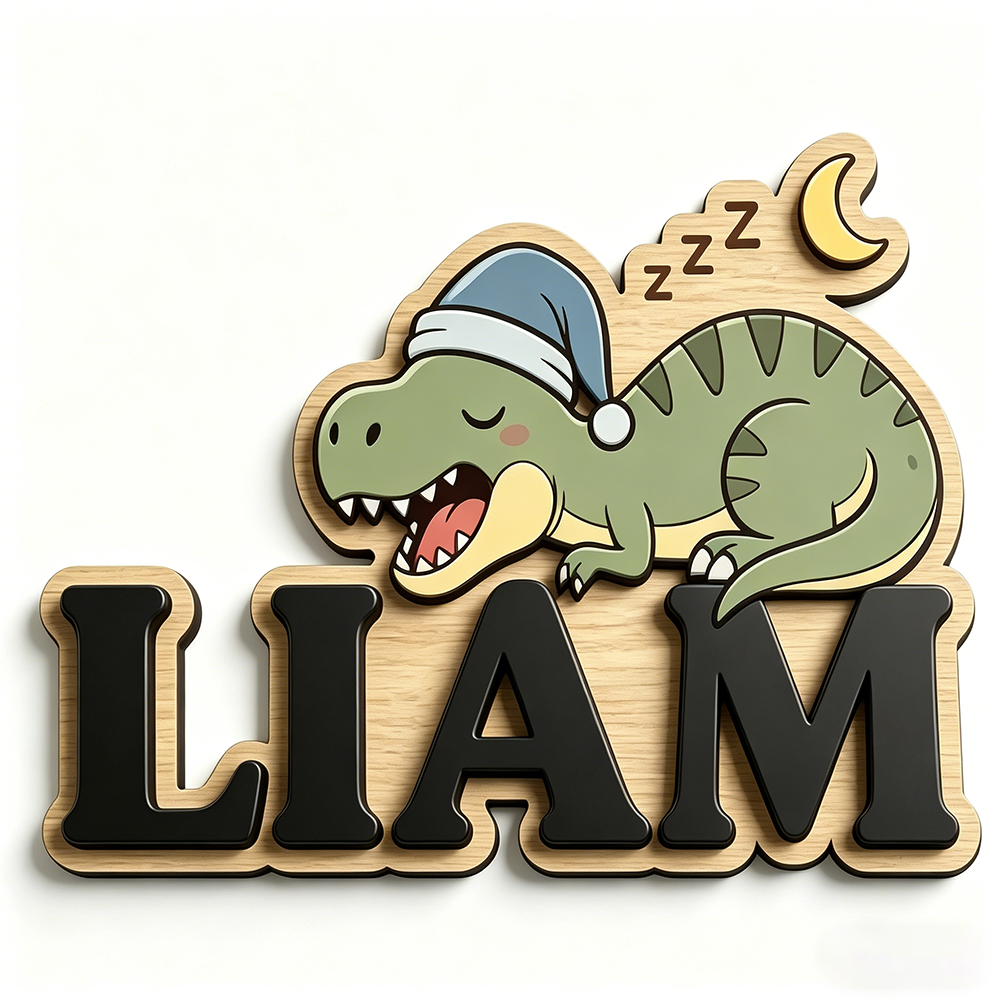 Personalized Sleepy Dinosaur N – Baby Nursery Kids Bewertung und Preis
