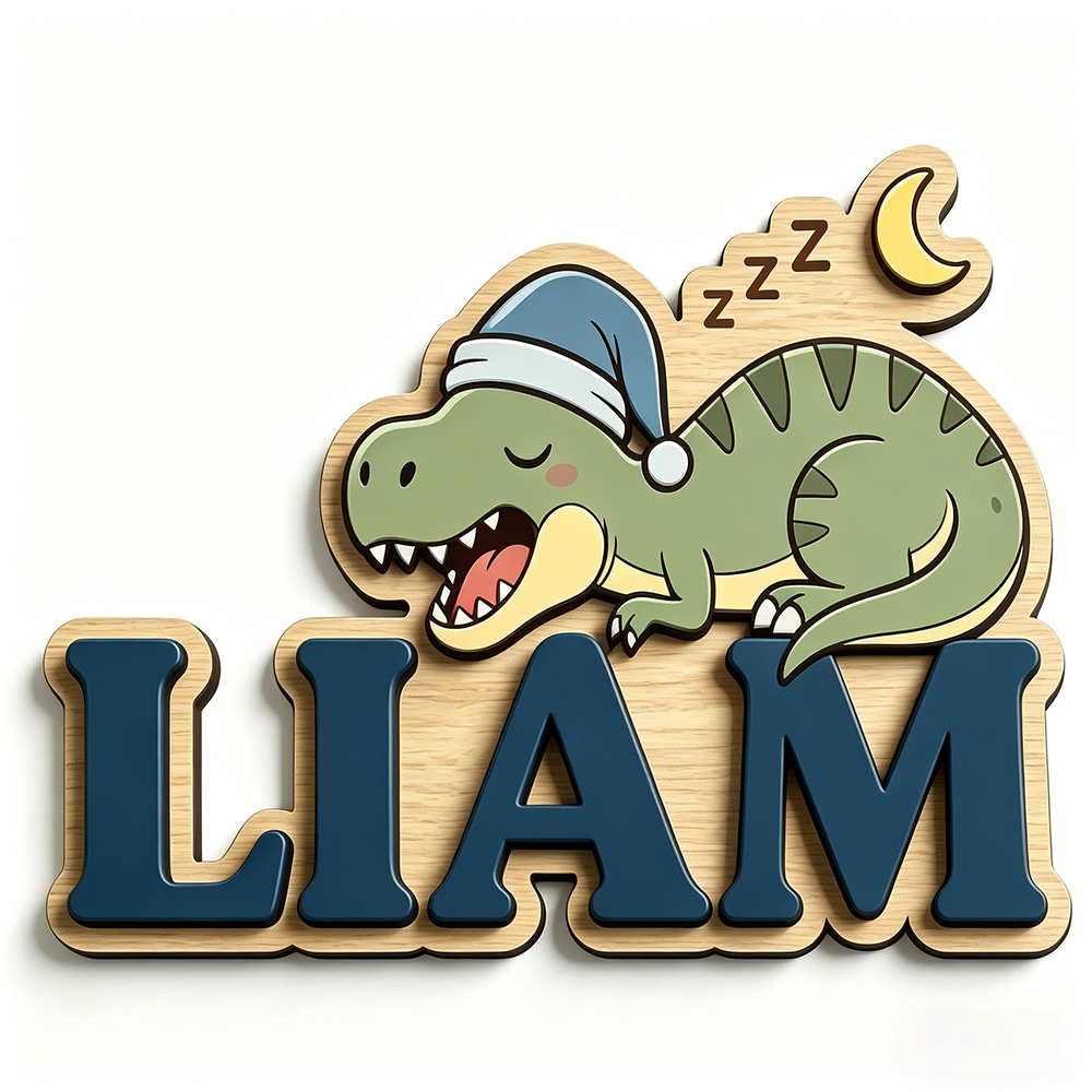 Personalized Sleepy Dinosaur N – Baby Nursery Kids Bewertung und Preis