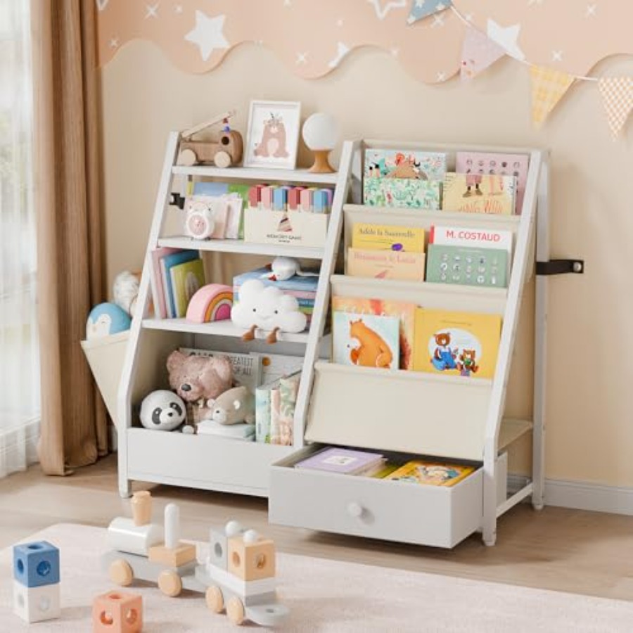 Bookshelf and Toy Storage - Bo – Baby Nursery Books Bewertung und Preis