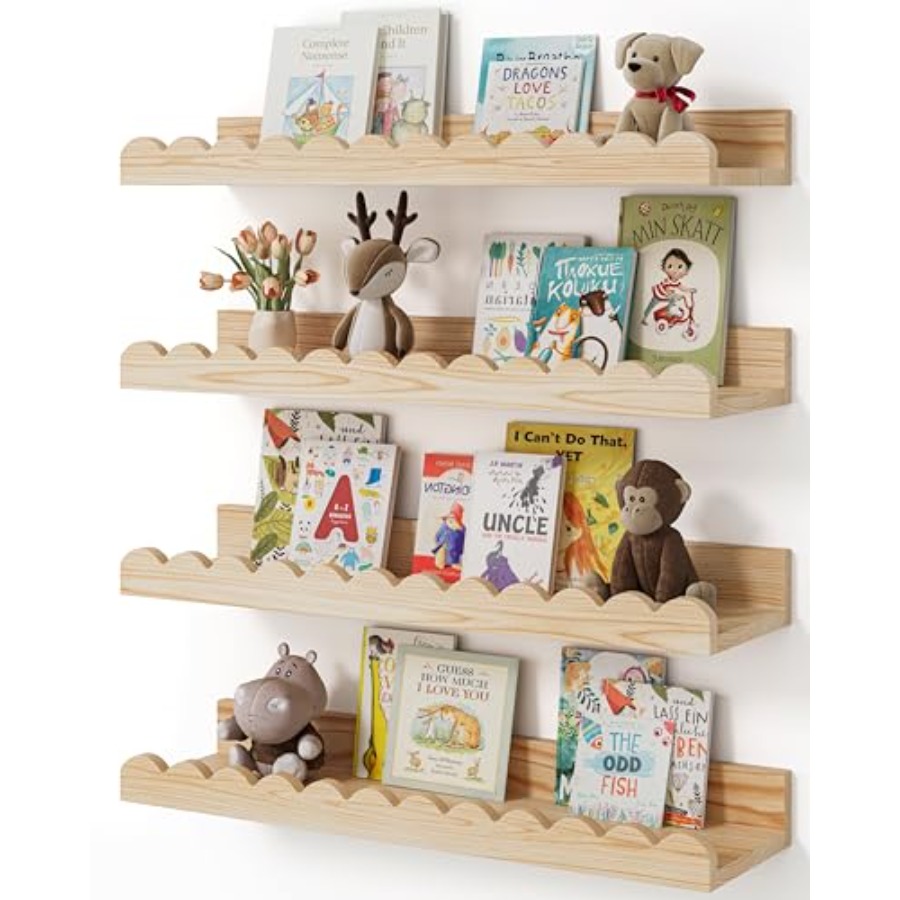 Nursery Book Shelves, 4-Pack F – Baby Nursery Books Bewertung und Preis