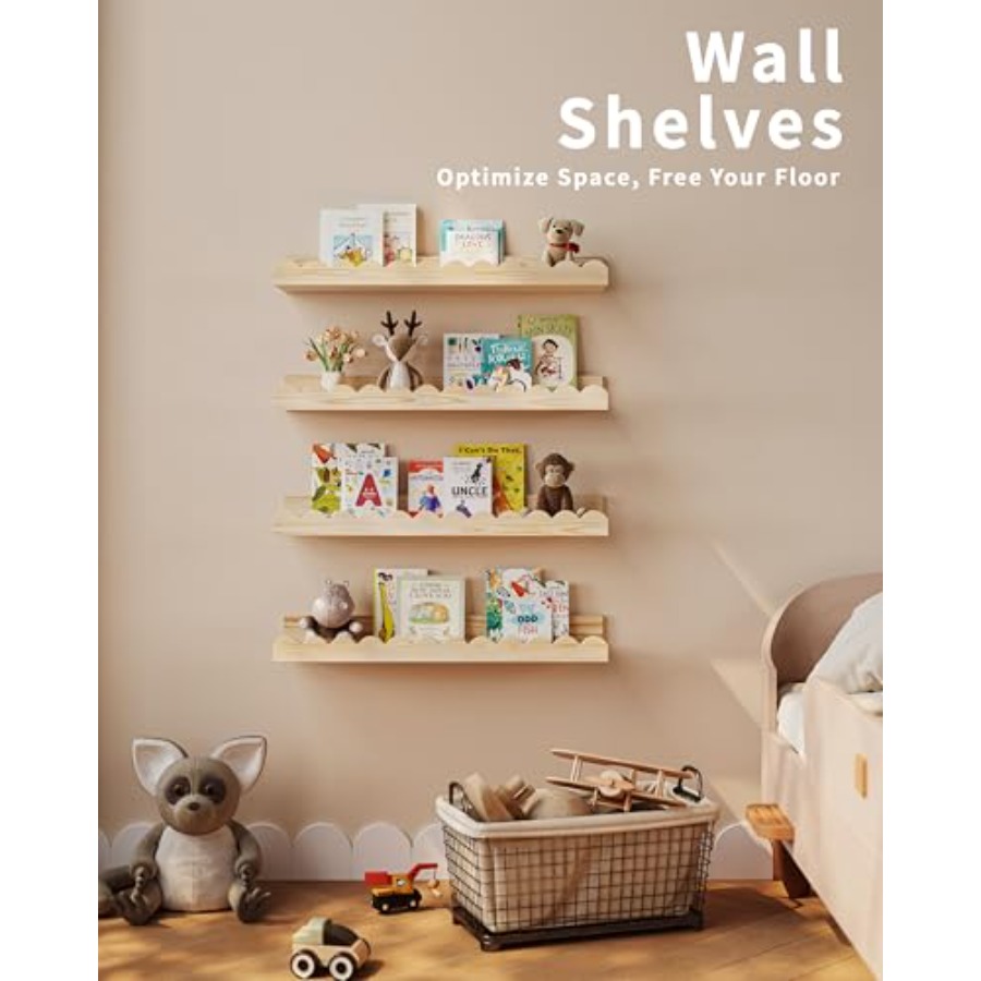 Nursery Book Shelves, 4-Pack F – Baby Nursery Books Bewertung und Preis
